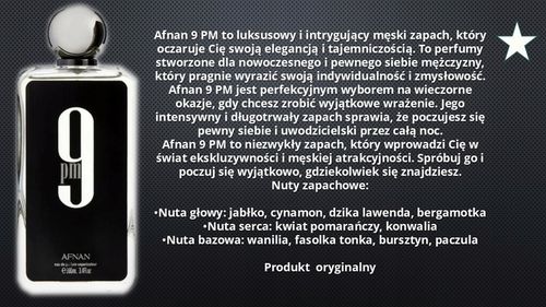 AFNAN 9PM EDP 100 ML, DEZODORANT, ŻEL, ZESTAW NA PREZENT DLA MĘŻCZYZNY na Arena.pl