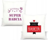Poduszka z nadrukiem Prezent dla babci SUPER