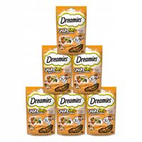 DREAMIES przysmaki dla kota mix smaków kurczak kaczka kocimiętka 6x55 g