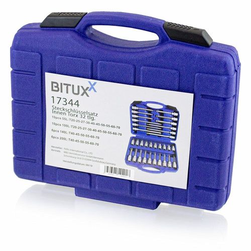 17344 ZESTAW KLUCZY NASADOWYCH 32 ELEMENTY + WALIZKA TORX na Arena.pl