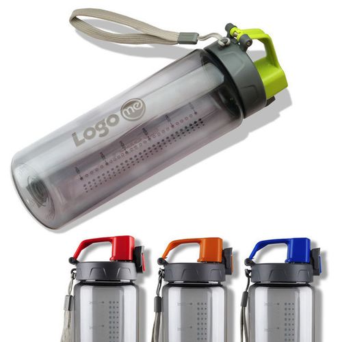 Bidon Feelsogood 600 ml, czerwony/szary na Arena.pl