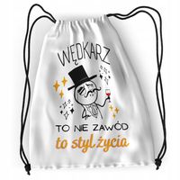 Plecak Dla Wędkarza Sportowy Szkolny Worek Torba Z Nadrukiem Ze Zdjęciem