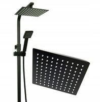 Zestaw Natryskowy Prysznicowy Deszczownica Czarny