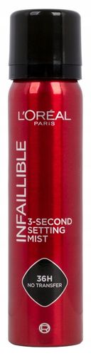 L'Oréal Infaillible 3 Second Setting Mist Mgiełka utrwalająca makijaż 75 ml na Arena.pl