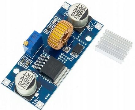 Przetwornica DC DC step down buck 5A XL4015 + radiator obniżająca napięcie zdjęcie 3