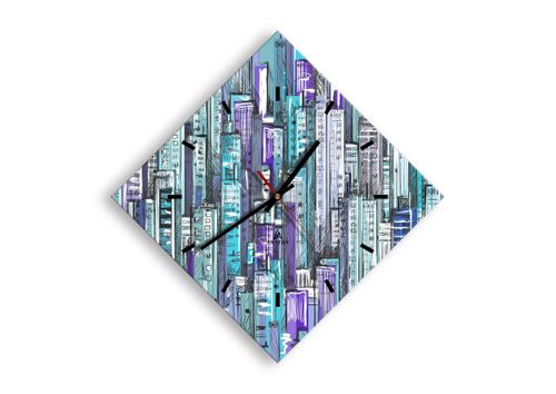 Zegar Ścienny - Drapacze Chmur - 30X30 Cm - C3Ad30X30-3857 na Arena.pl