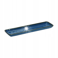 ROSE&TULIPANI CONCERTO BLU AVIO Zestaw 4 tac prostokątnych 32 x 8 cm