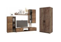 Zestaw Mebli Meblościanka + Szafa Dąb Lefkas