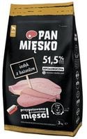 Hipoalergiczna karma dla psów małych ras - Pan Mięsko Indyk + Bażant 3kg