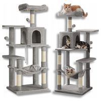 DRAPAK DLA KOTA DUŻY XL 6 POZIOMÓW WYSOKI LEGOWISKO SŁUPEK DOMEK 143cm