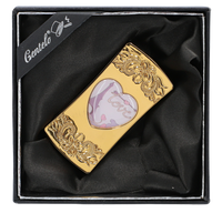 Zapalniczka Gazowa Serce z Czerwonym Płomieniem