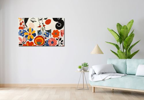 Obraz 100x60cm Kwiatowy Romans na Arena.pl