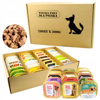 Mokra karma dla Psa Wielka Paka Dla Psiaka Mix Smaków 28 szt x 300g 8,4 kg