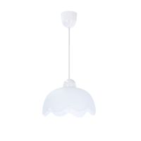 Bratek lampa wisząca 18 1x60W E27 klosz biały