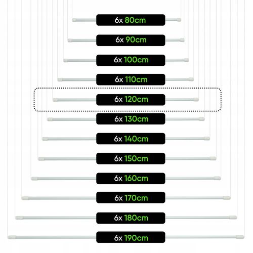 Suszarka Na Pranie Ubrania Sufitowa 6 Prętów 120cm na Arena.pl