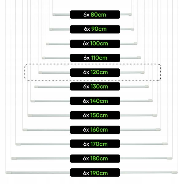 Suszarka Na Pranie Ubrania Sufitowa 6 Prętów 120cm zdjęcie 11