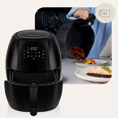 FRYTKOWNICA AIR FRYER BEZTŁUSZCZOWA FRYTOWNICA 1800W DUŻA dla 4 osób XL na Arena.pl