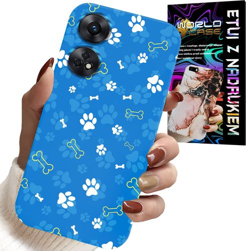 ETUI DO OPPO RENO8 T 4G - ŁAPKI KOŚCI PIES PATROL WZORY DLA DZIECI na Arena.pl