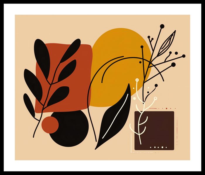 Plakat 60x50cm Ciepłe Kontury zdjęcie 3