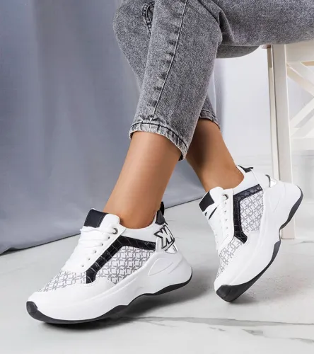 Czarne sneakersy z monogramem Margie 41 na Arena.pl