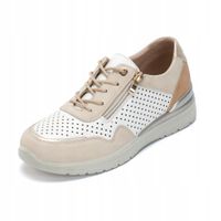 Damskie buty casualowe trampki beżowe 36EU