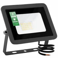 Naświetlacz LED 20W HALOGEN LAMPA REFLEKTOR IP65 WODOODPORNY ZEWNĘTRZNY