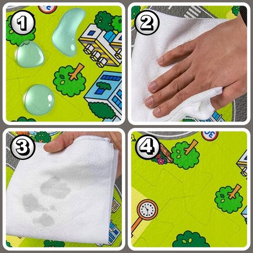 MATA EDUKACYJNA GRUBA 1cm 9szt PUZZLE PIANKOWE DLA DZIECI DROGA MIASTO na Arena.pl