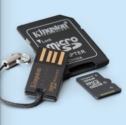 Kingston microSDHC 32GB class 10 + adapter + czytnik USB na Arena.pl