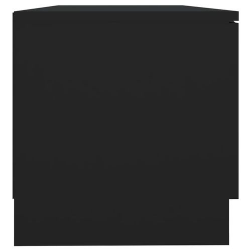Szafka pod TV, czarna, 80x35x36,5 cm, materiał drewnopochodny na Arena.pl