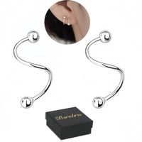 Kolczyki Srebrne PRÓBA 925 SREBRO Sztyfty KÓŁKA WKRĘTKI Damskie