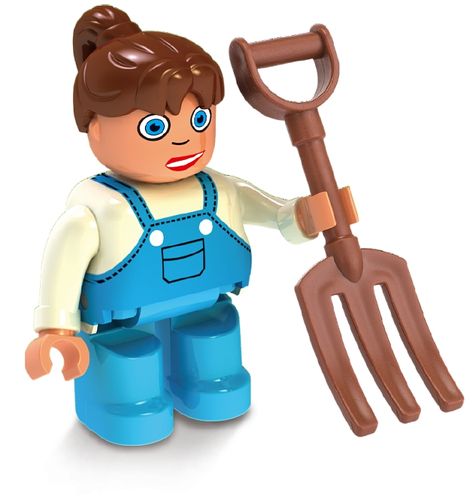 KLOCKI MUBI FIGURKA LUDZIK FARMERKA na Arena.pl