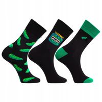 Skarpetki Męskie Bawełniane PIKLE Gładkie Skarpety Długie MORAJ 3PARY 39-42