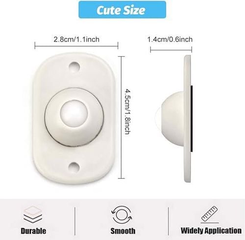 Kółka samoprzylepne do pojemników mebli 16 Szt na Arena.pl