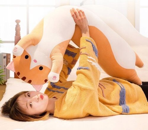 Pluszak Maskotka Dlugi Kot Pluszaki Duzy Xxl 90cm - Idealny Prezent na Arena.pl