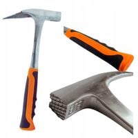 Młotek Ciesielski,Dekarski 600 g,MONOBLOCK,KUTY, uchwyt GUMOWY SOLIDNY