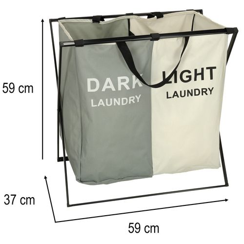 KOSZ NA PRANIE SEGREGACJA ORGANIZER 2 KOMORY na Arena.pl