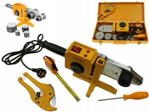 Zgrzewarka do rur 20-25-32-40-50-63mm / 700W-1500W / ZESTAW WALIZKOWY na Arena.pl