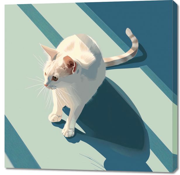 Obraz 100x100cm Kocia Persona zdjęcie 1