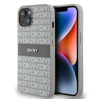 Etui DKNY do iPhone 15, iPhone 14, iPhone 13, Beżowy