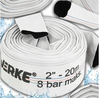 WĄŻ STRAŻACKI PARCIANY DO WODY BRUDNEJ SZAMBA 2" CALE 20M OGRODOWY DO POMPY