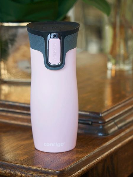 Kubek termiczny Contigo West Loop 2.0 470ml - Różowy Mat zdjęcie 7