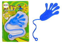 Lepka Rączka Łapka Elastyczna Glut Slime Niebieska