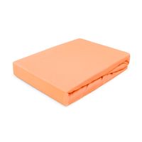 Prześcieradło z gumką 200x220 jersey 100% BAWEŁNA kolor łosoś