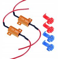 2x REZYSTOR LED 5W 39Ohm CANBUS DEKODER FILTR OPORNIK BŁĄD SPALONEJ ŻARÓWKI
