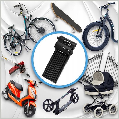 ZAPIĘCIE ROWEROWE SKŁADANE ZAPIĘCIE DO ROWERU SZYFR MUVIKE FOLD 850/7C na Arena.pl