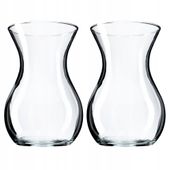 2x KADAX Wazon Szklany Na Kwiaty 18cm Flakon
