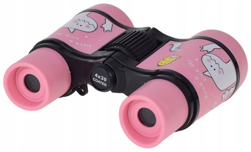 Lornetka plastikowa z mini kompasem Regulowana ogniskowa 4x30 Bezpieczna na Arena.pl