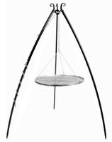 Grill na trójnogu 200 cm, LARGO, ruszt stal nierdzewna, 60 cm | TYLETEGOTU