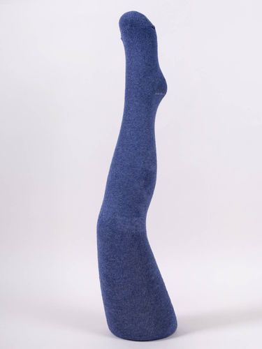 Rajstopy dziecięce bawełniane frotte jeansowo-szare 128-134 YOCLUB na Arena.pl