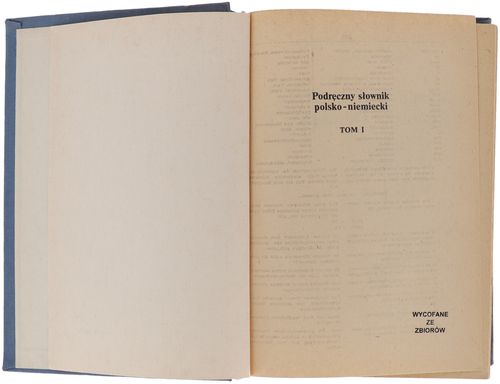 A.Bzdęga J. Chodera S. Kubica Podręczny słownik polsko-niemiecki Tom I i II na Arena.pl